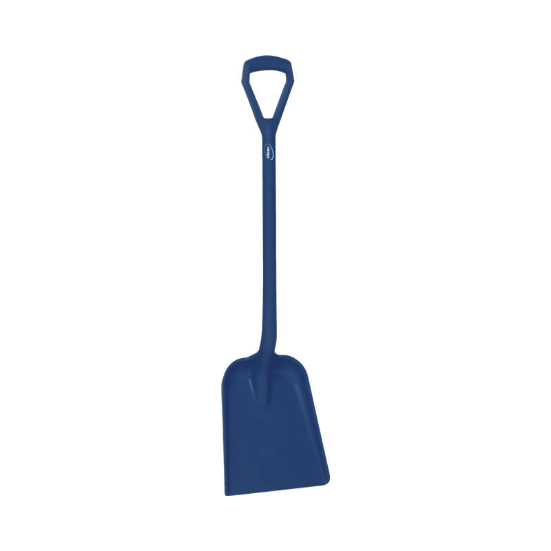 Vikan Detectable Shovel, D Grip, Short Handle, Large Blade