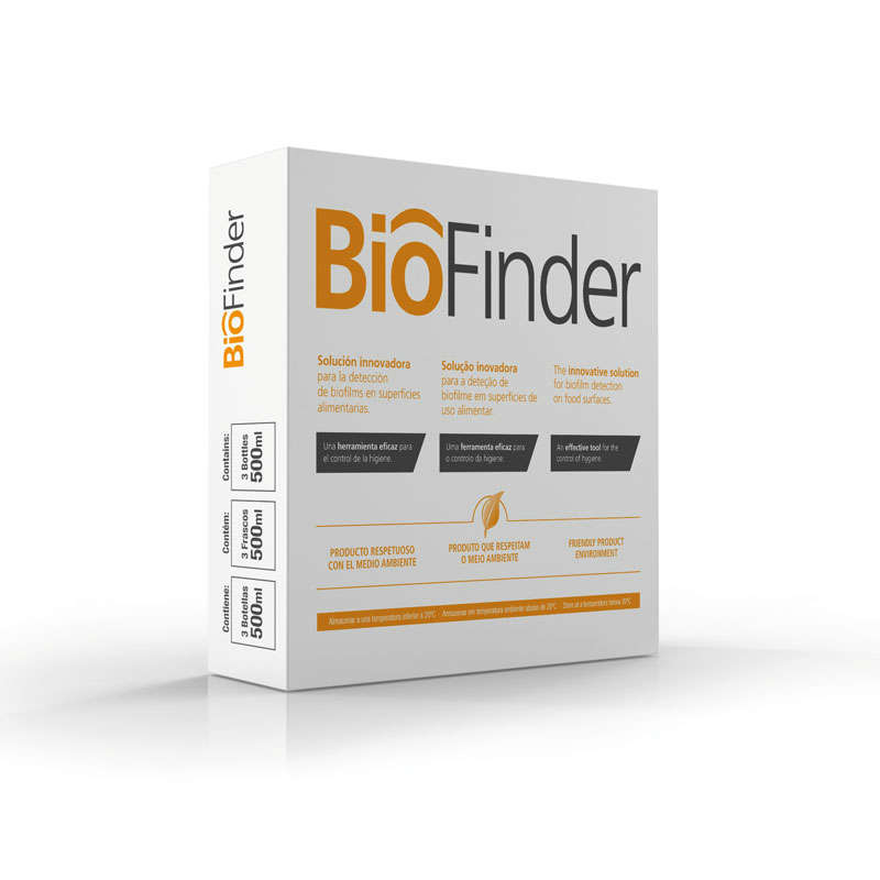 Biofinder, Biofilm Detection Solution, 3 x 500 ml
