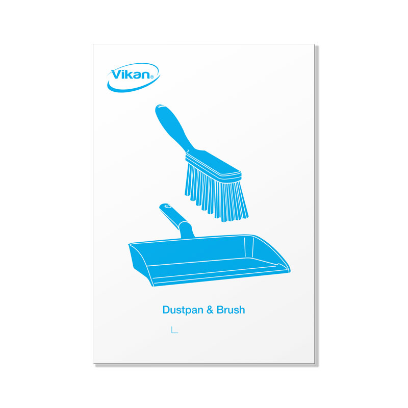 Picture Plate, Dustpan and Brush