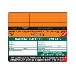 Insert For Racking Tag