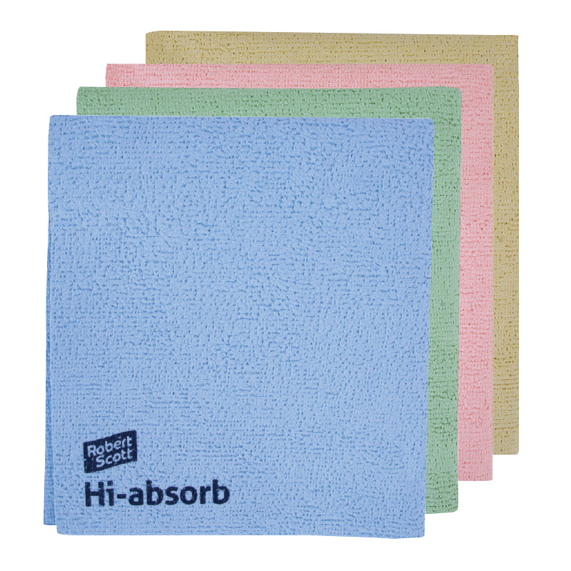 Hi-absorb microfibre cloth 35x38cm / Pack of 5