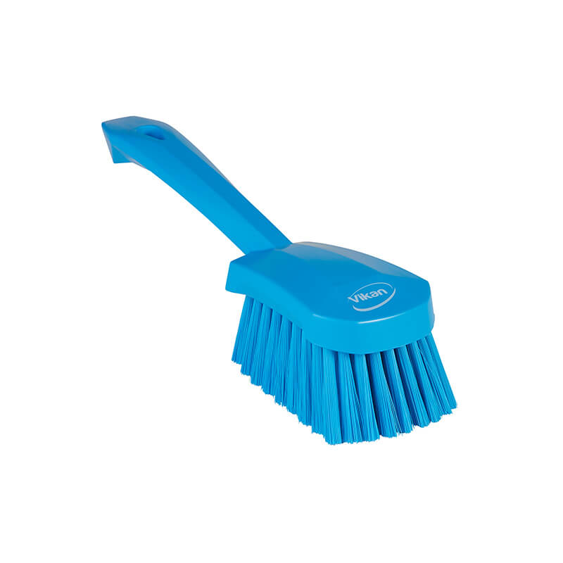 Vikan Washing Brush with short handle, 270mm, Soft Blue