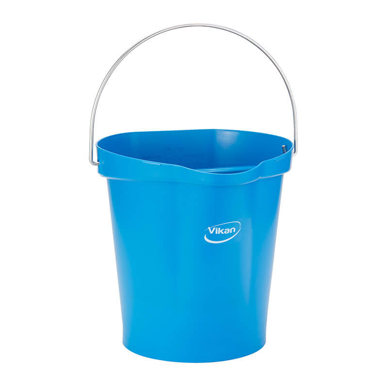 Vikan Bucket, Metal Detectable, 12 Litre Blue